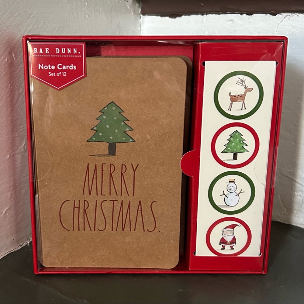 Rae Dunn MERRY CHRISTMAS Cards